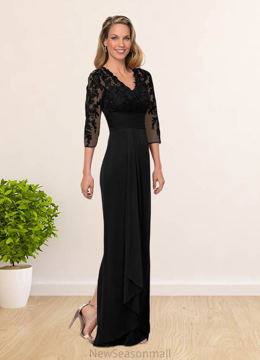 Emilee Sheath Lace Floor-Length Dress HEP0022665