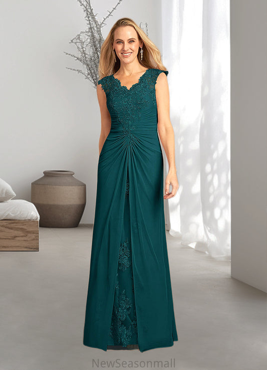 Julianne A-Line Lace Floor-Length Dress HEP0022668