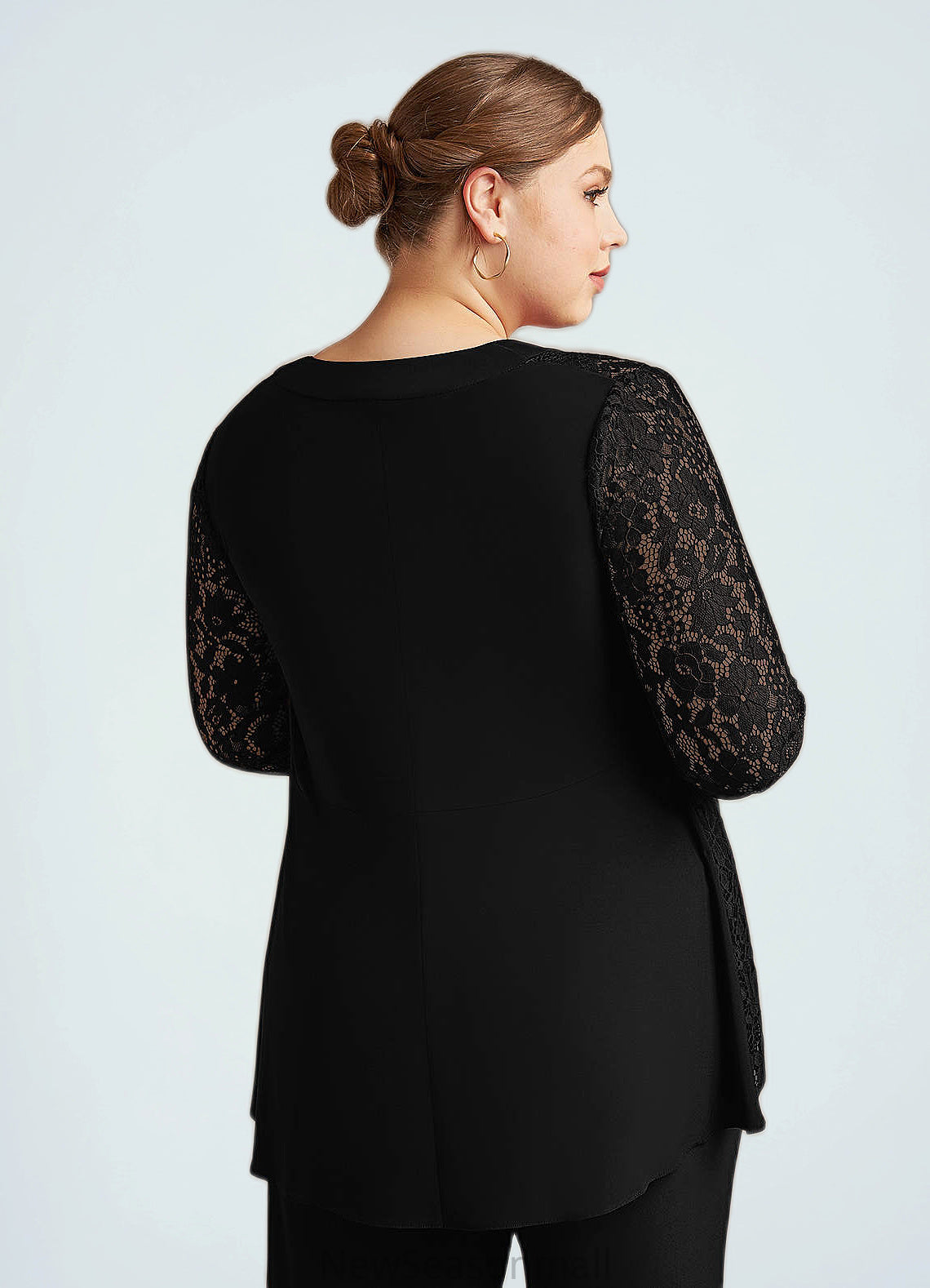 Addison Cover Up Lace Jumpsuit/Pantsuit black HEP0022692