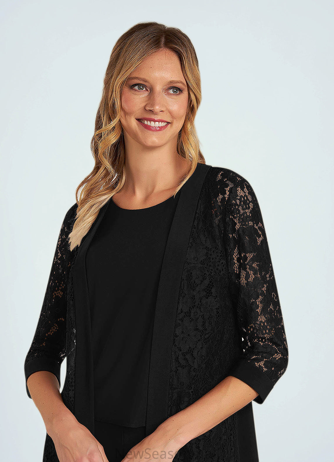 Addison Cover Up Lace Jumpsuit/Pantsuit black HEP0022692